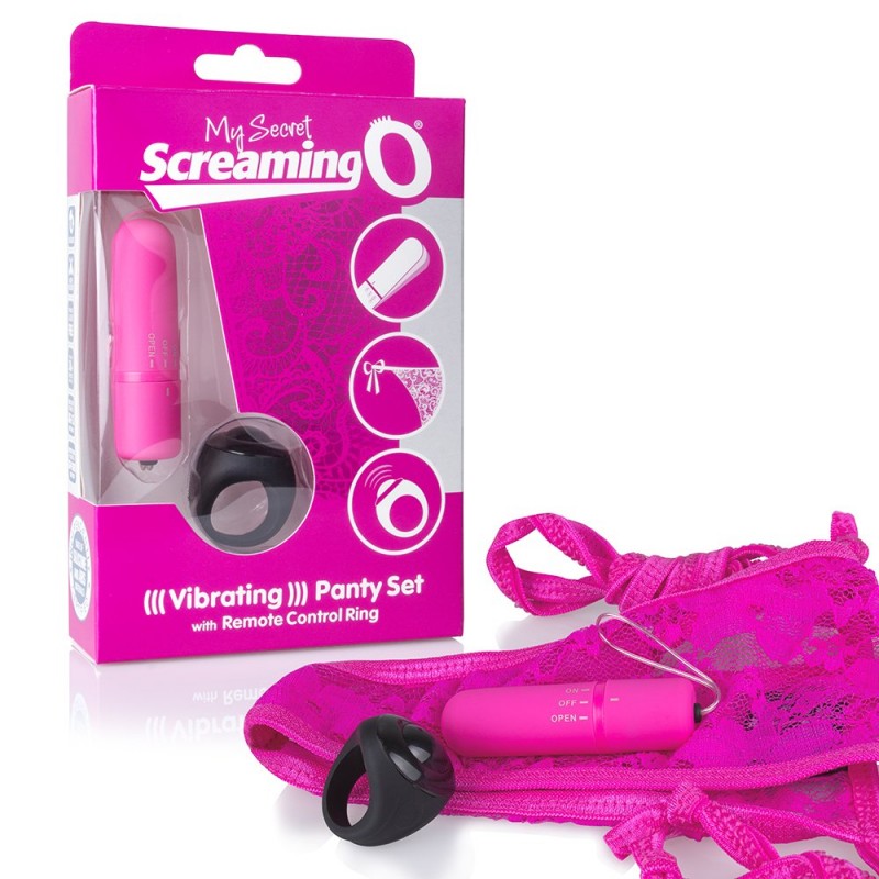 My Secret Screaming O Remote Control Panty Vibrator - Pink